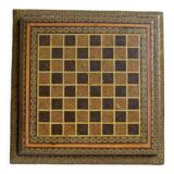 Boite d'échecs en marqueterie