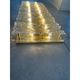 Luxury Italian Murano Glass Brass Wall Sconce / Flush Mount Fixture