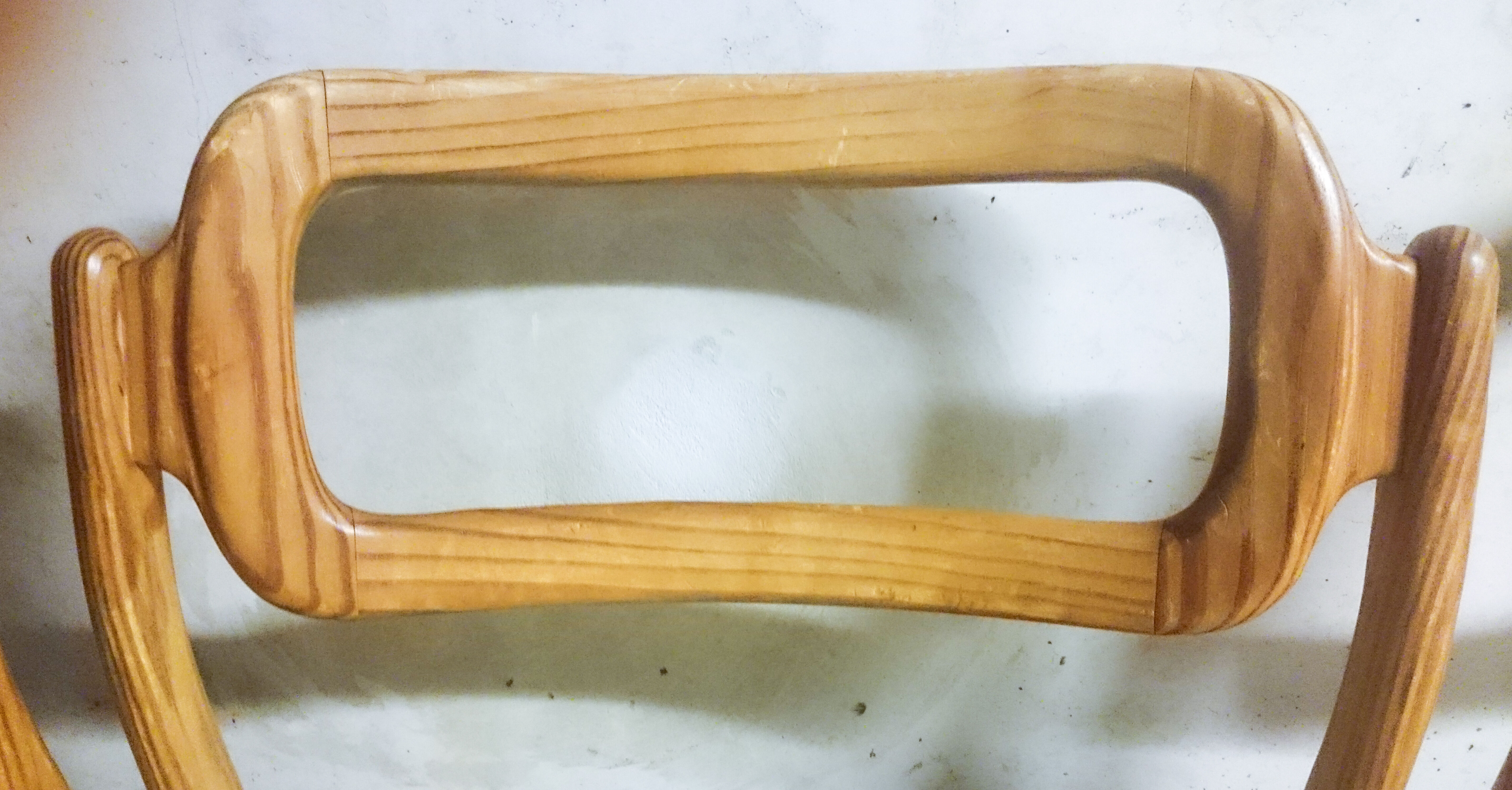 4 chairs by Johannes Andersen for Uldum Møbelfabrik, in pine, Scandinavian design, Denmark 1960's