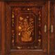 Dutch marquetry display cabinet from the 20th century