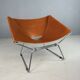 Pierre Paulin AP-14 cognac leather armchair for A. Polak, 1955