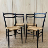 Serie de 4 chaises italienne - 1960
