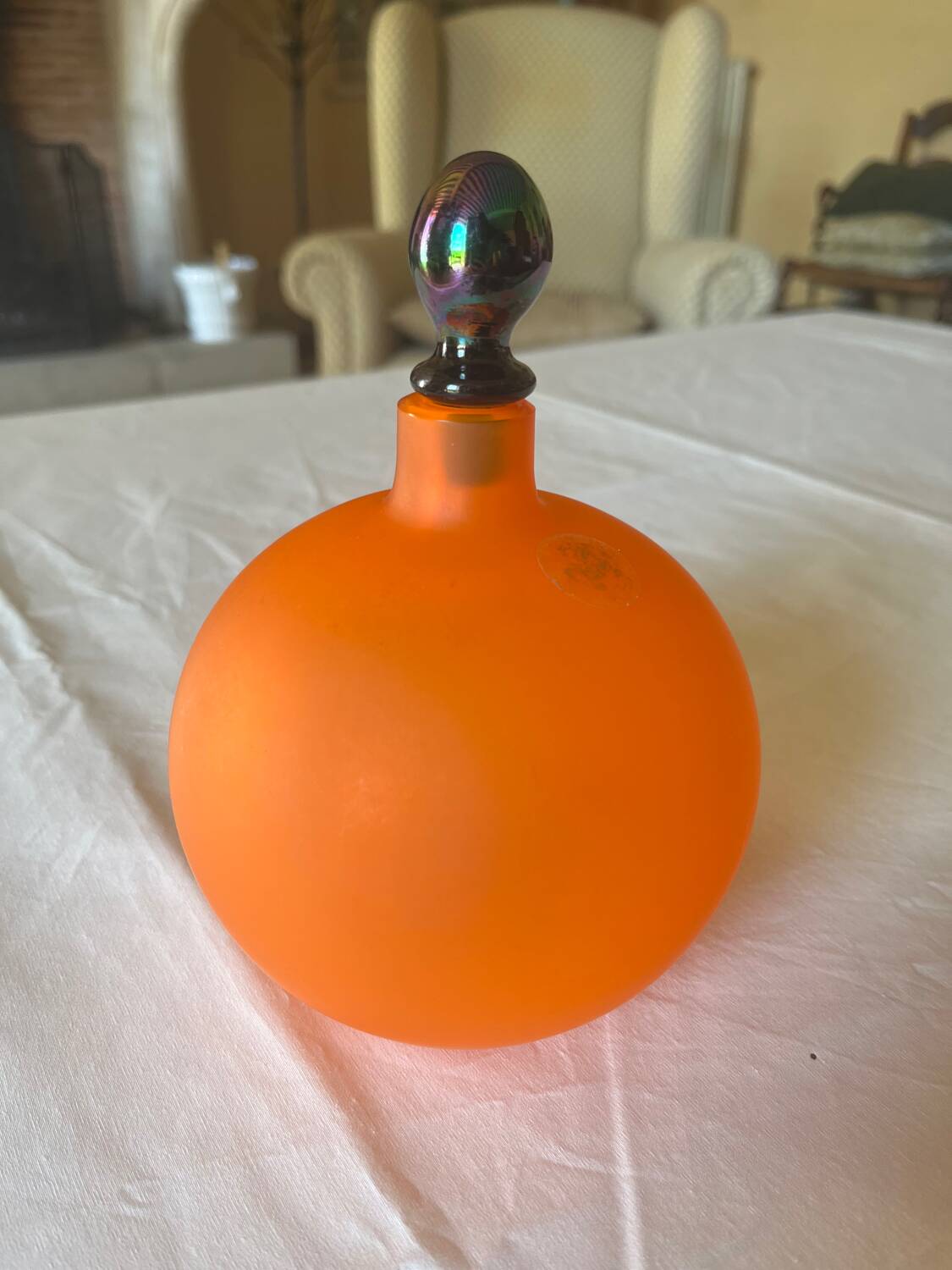 Flacon en pâte de verre de Murano vintage 70’s