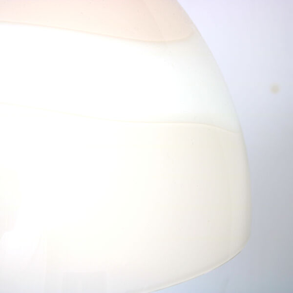 Lampe suspendue en verre des années 1970 par Leucos, Italie