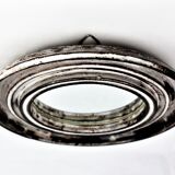 Mirror hofmann ceramic gray vallauris 1950