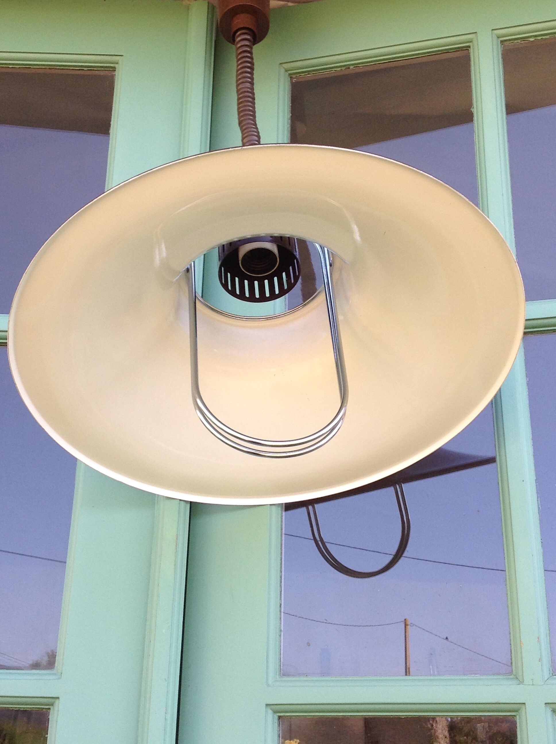 46cm vintage metal suspension