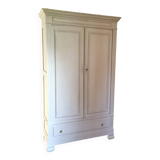 Old patinated wardrobe