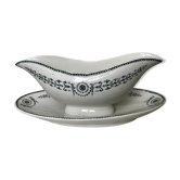 Saucière Terre de Fer Lunéville model Laetitia late nineteenth