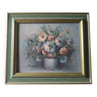 Still life canvas signed
