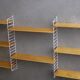 Vintage wall shelving unit by Nisse Strinning for String AB. 1950s