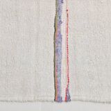 2x5 Natural White Turkish Vintage Runner Rug, 72x169Cm