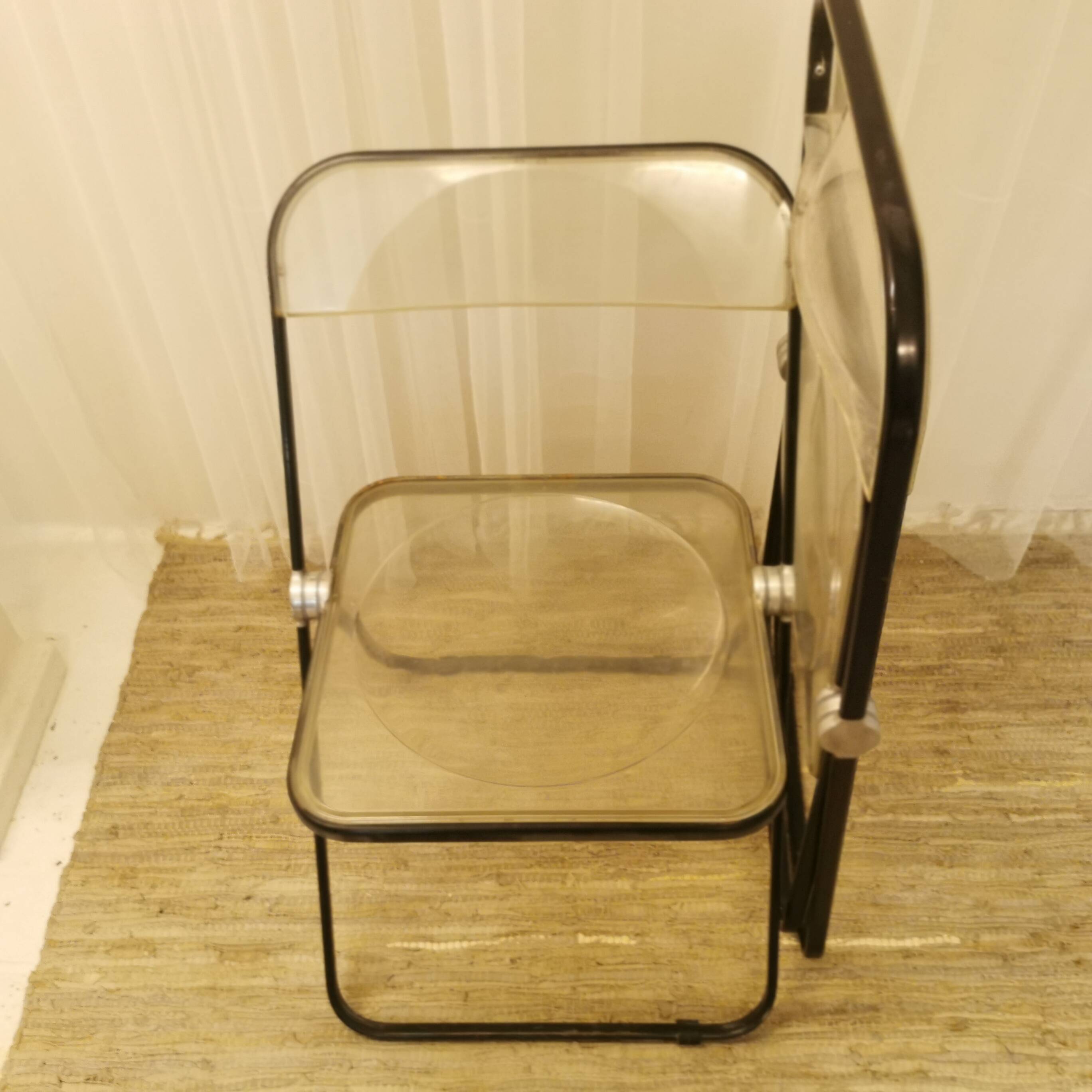 Plexiglass folding chairs