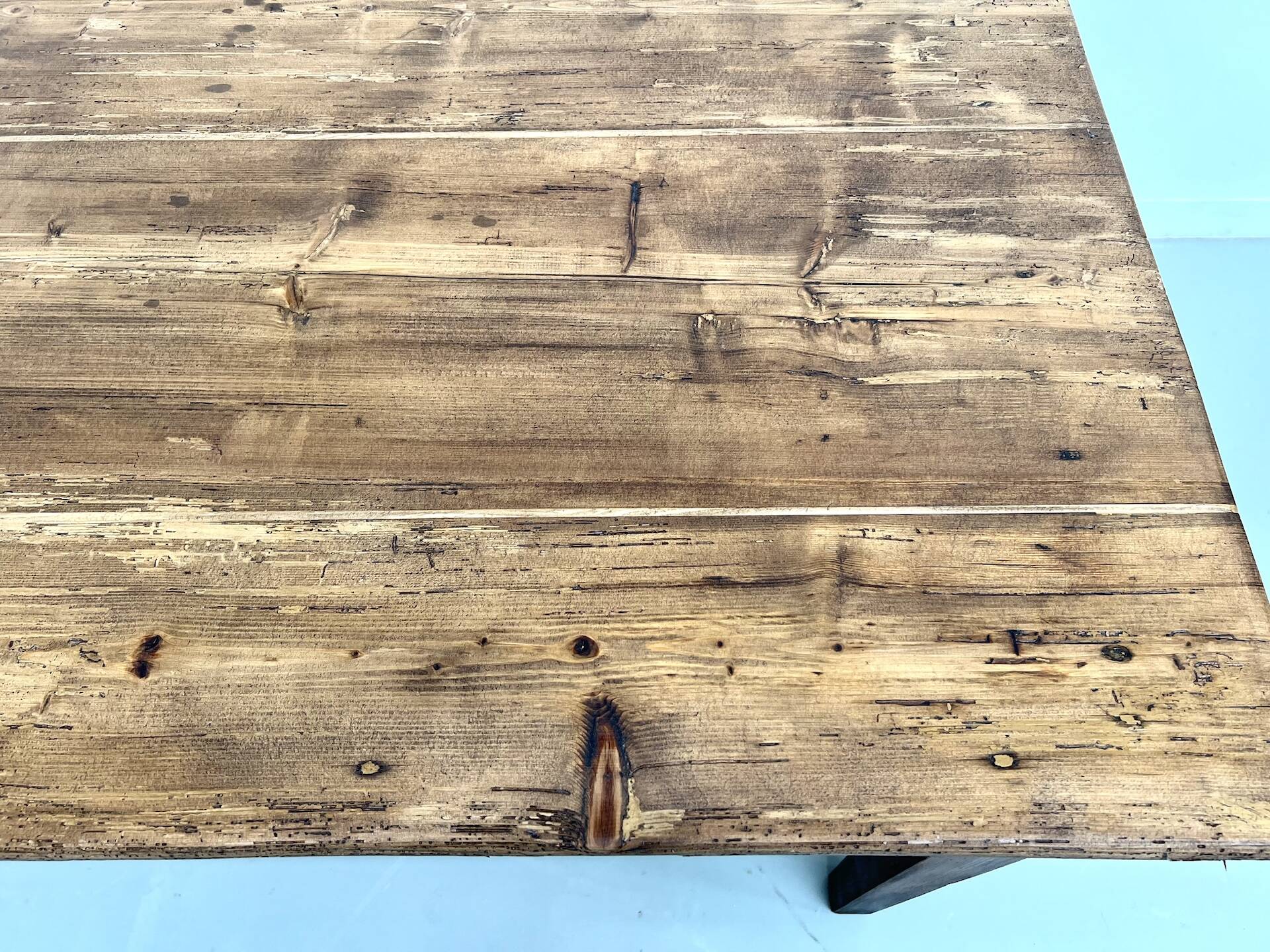 Table de ferme en pin, années 50