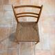 Set of 6 vintage Scandinavian chairs in paper cord – 1960s