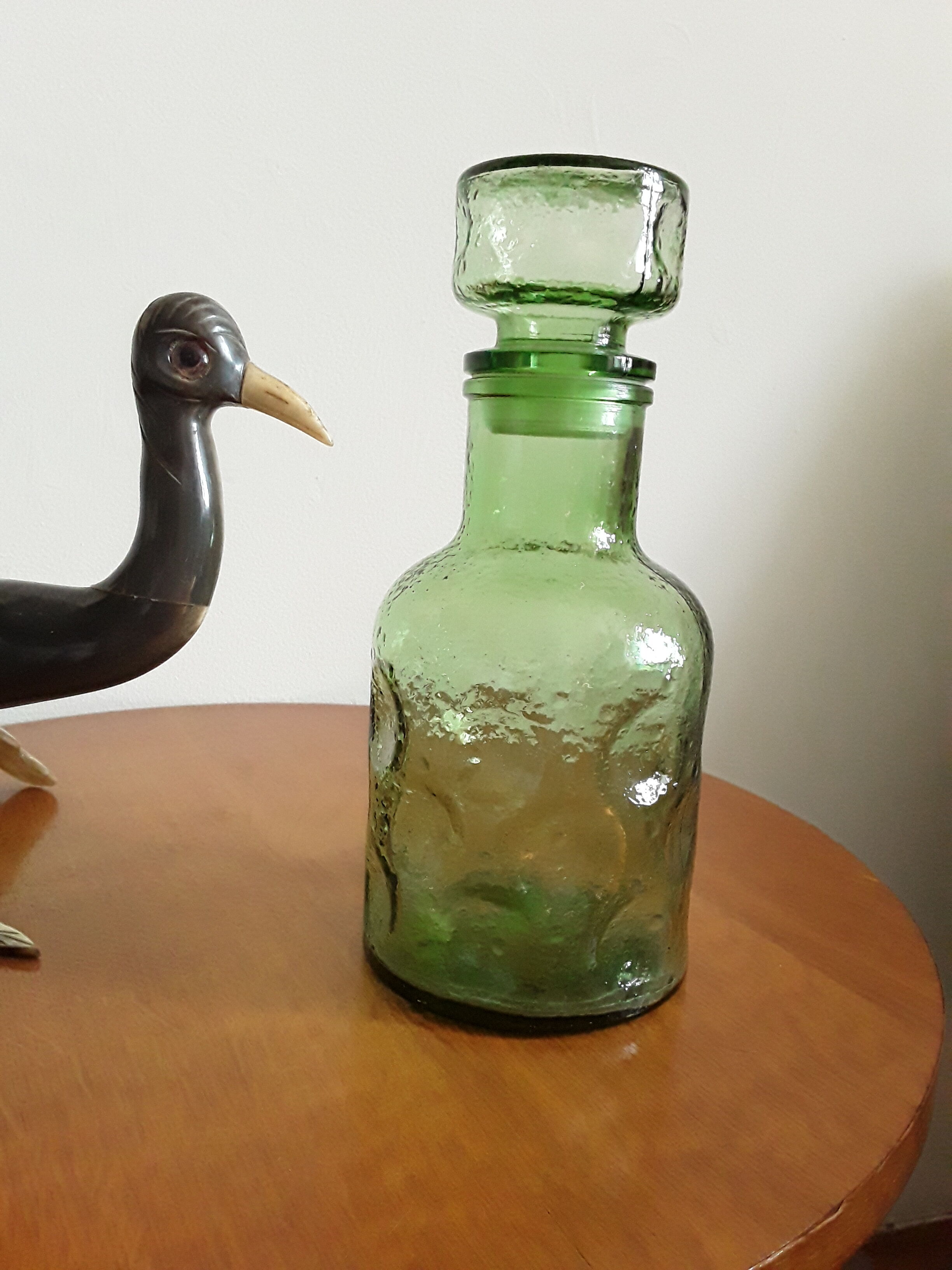 Carafe 1970 bubble glass