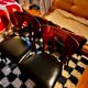 Set of 4 Scandinavian teak chairs