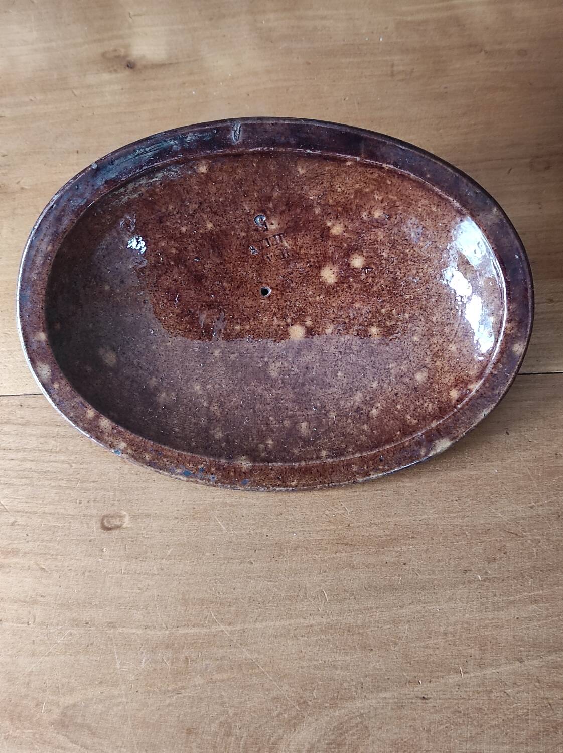 Old terrine in glazed earthenware MIELLE