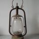 Old storm lamp lantern l'Indispensable Paris brass glass workshop decoration