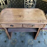 Napoleon III oak and walnut store counter