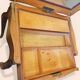 Charming dressing table in light wood marquetry - Louis XV style