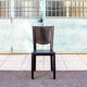 Black leather chairs by Enrico Pellizzoni, 1970s,