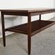 Vintage Midcentury Danish Two Tier Slatted Coffee Table In Afromosia.