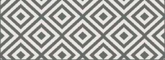 Patterned two-tone home rug
