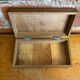Coffret ancien boite en bois avec fermoir vintage
