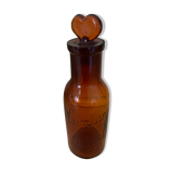 Small amber pharmacy bottle