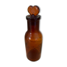 Small amber pharmacy bottle