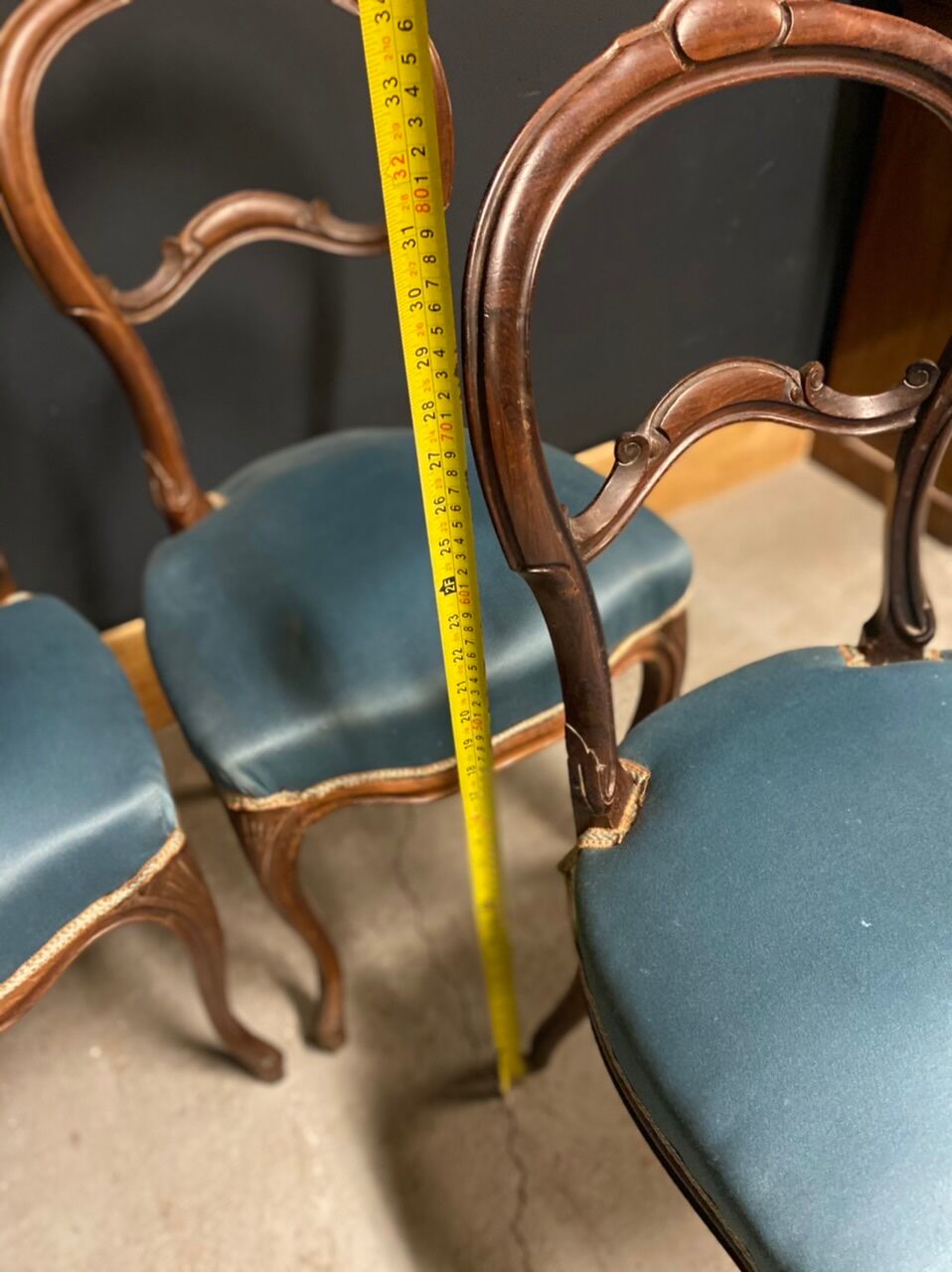 Série de 4 chaises XIXeme Napoléon III