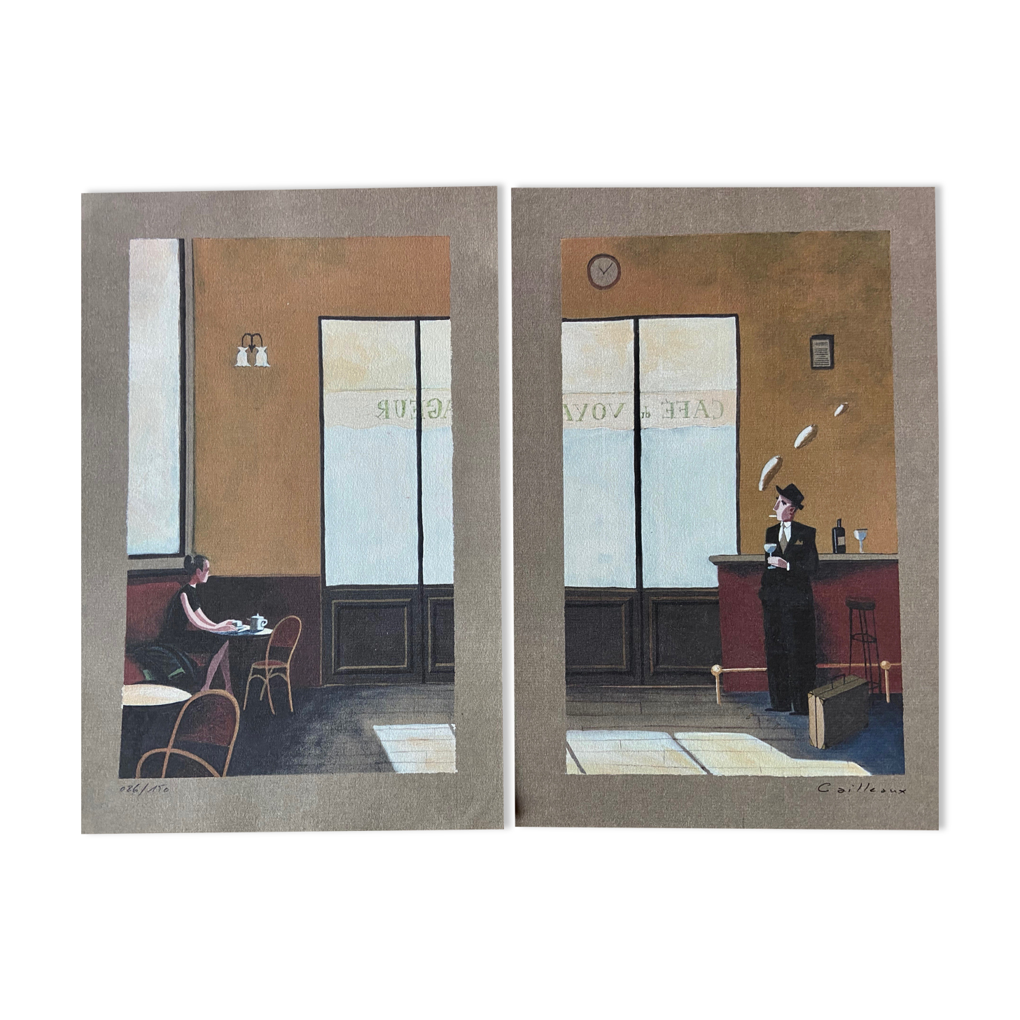 Drawings of Cailleaux