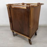 Rolling service art deco bar