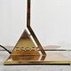 Mid Century Modern brass floor lamp by Peill & Putzler