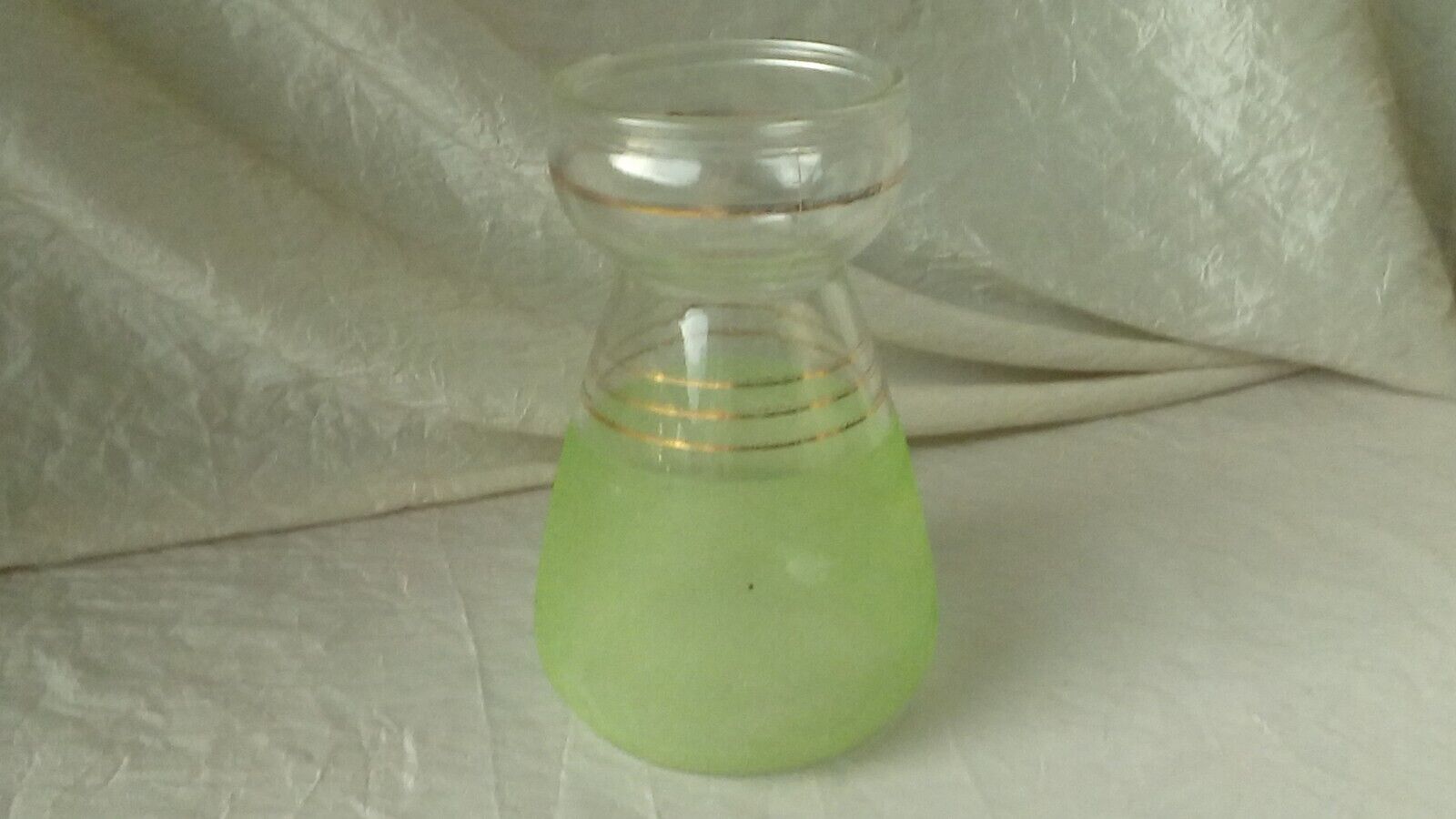 Hyacinth vase in granite glass year 50 vintage