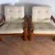 Pair of Scandinavian armchairs – 1970 - Attributed to EMC Mobel Denmark