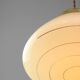 Mid-Century Modern Italian Yellow Glass and Brass Pendant Lamp, 1960s