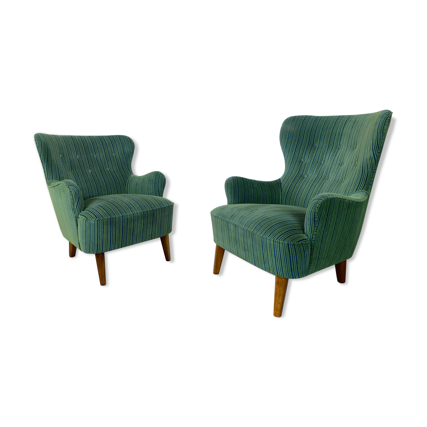 Vintage Lounge Chairs by Theo Ruth for Artifort, 1950s, Set of 2