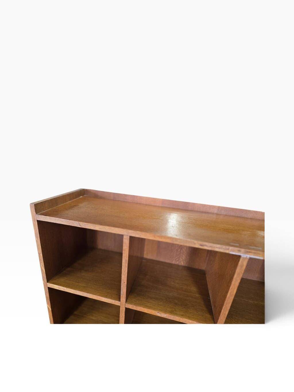 Vintage open wooden shelf / shelf / rack
