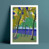 Mont choisy - limited edition art print (a3)