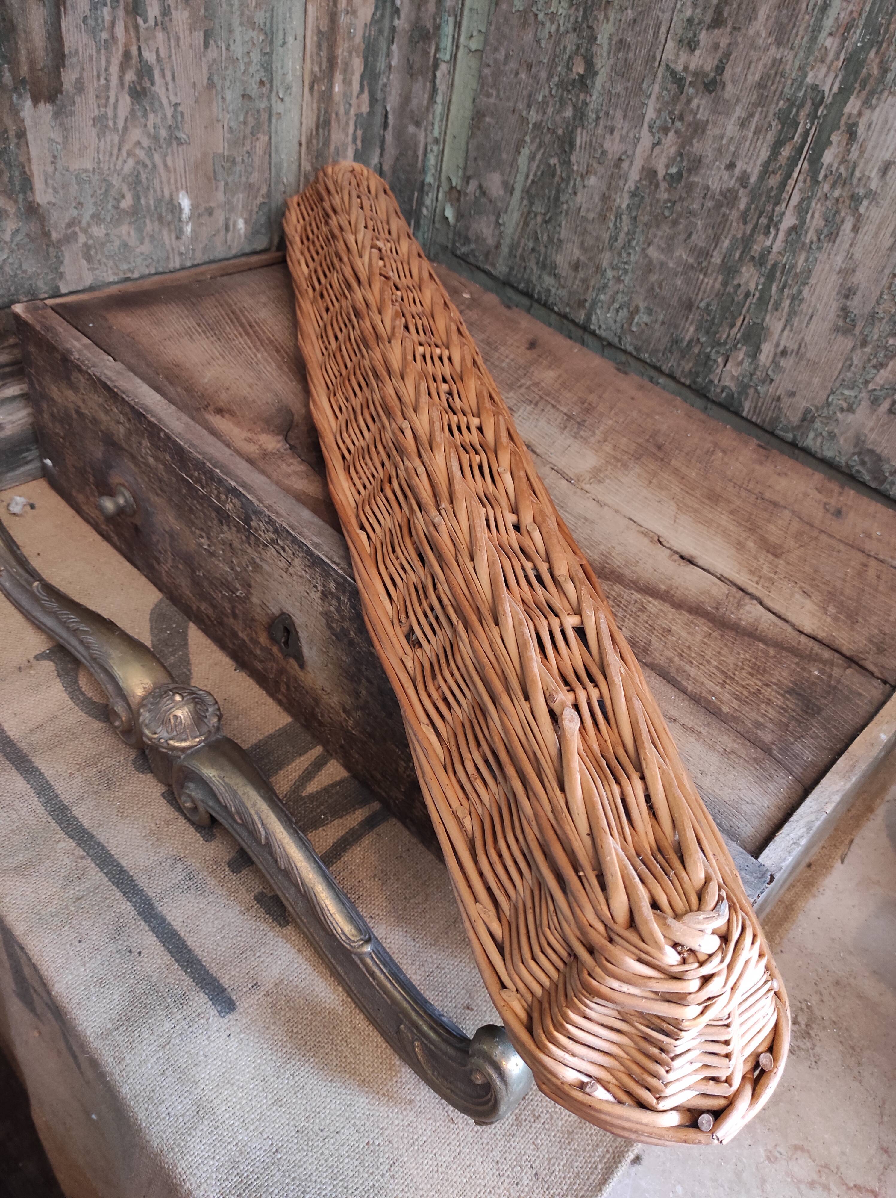 Vintage French baguette basket