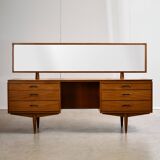 Mid-Century Teak Dressing Table with Adjustable Mirror, 1960s