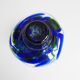 colorful glass art bowl