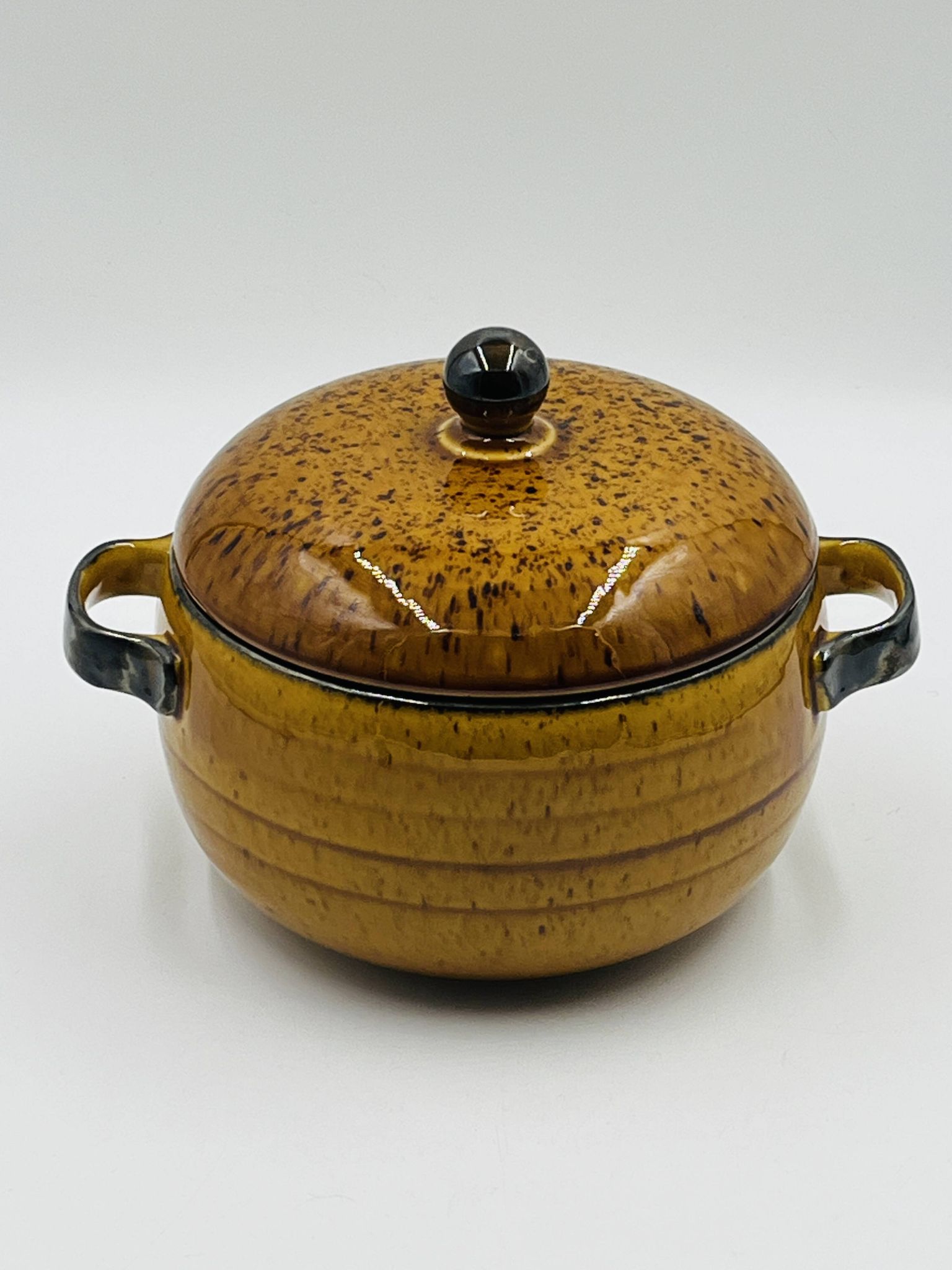 Boch La Louvière soup tureen, Palma decoration, vintage ceramic.