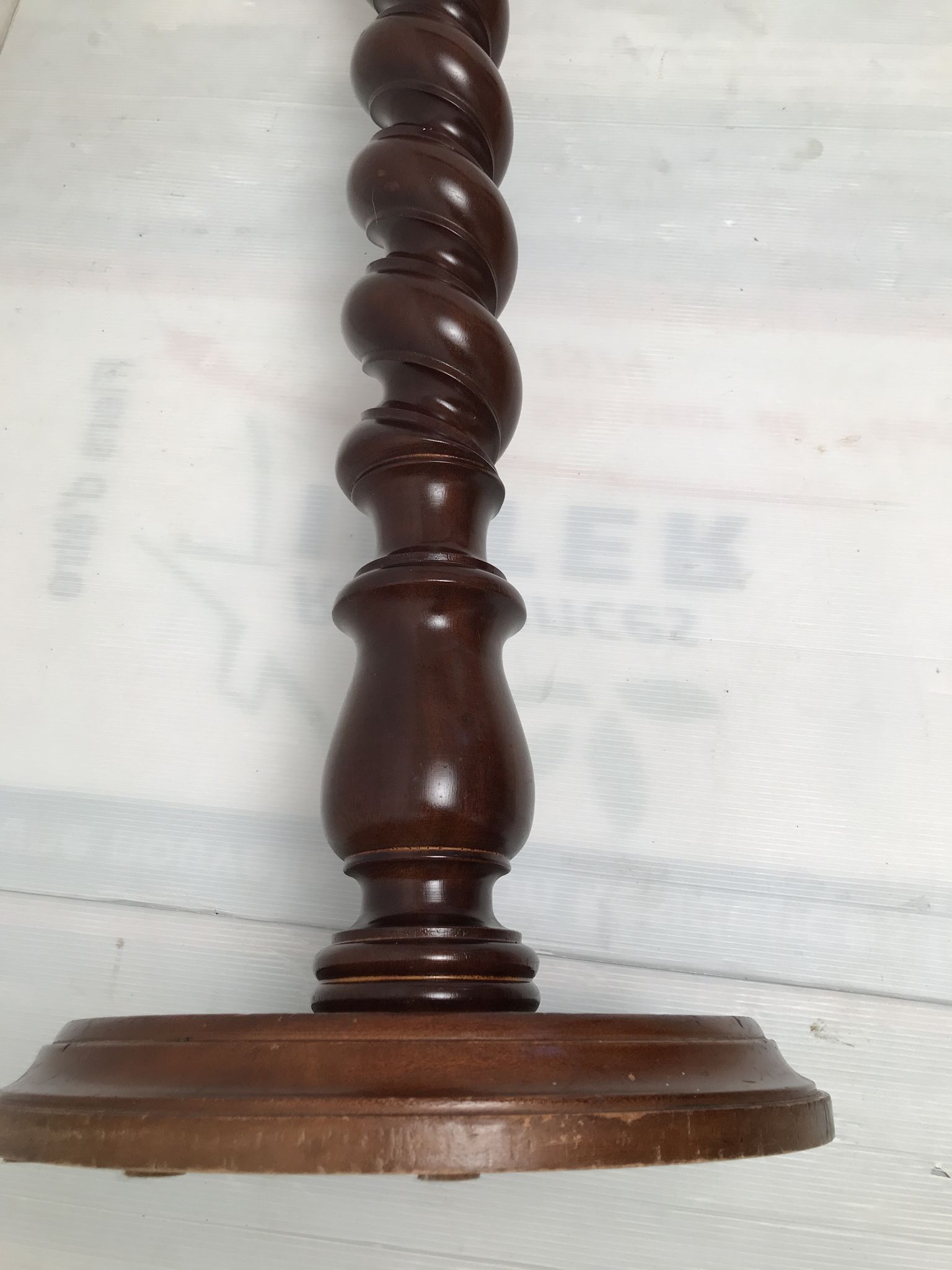 Wooden beech column harness turned 40s