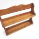 Wooden wall shelf for spices