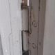 Old carpenter's interior door