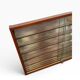 Vintage shallow wooden display shelf/wall support.