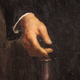 Italian painting signed Agazzi and dated 1908