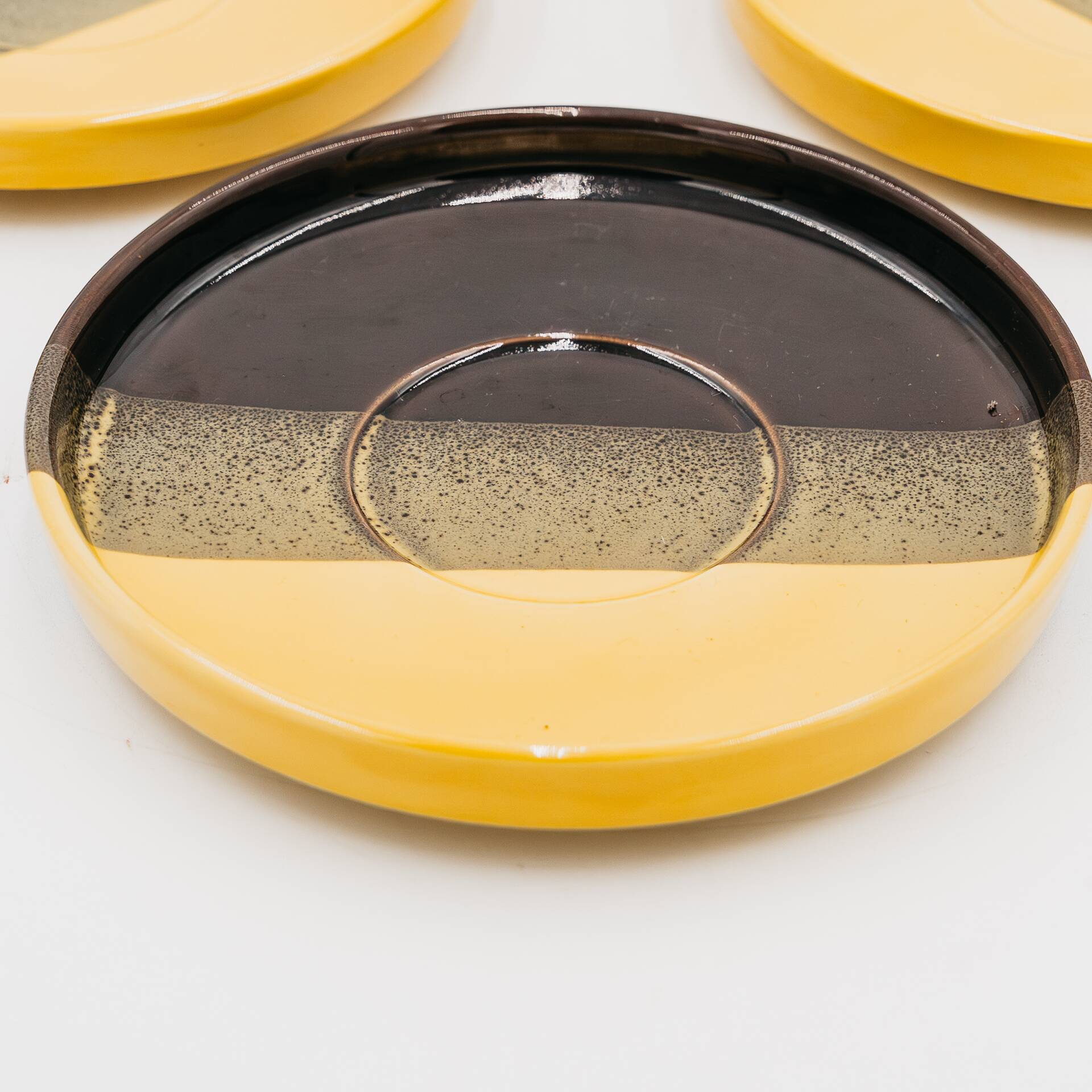 Set Da Pranzo  Vintage In Ceramica Prod. SIC Design Space Age 6 Pcs